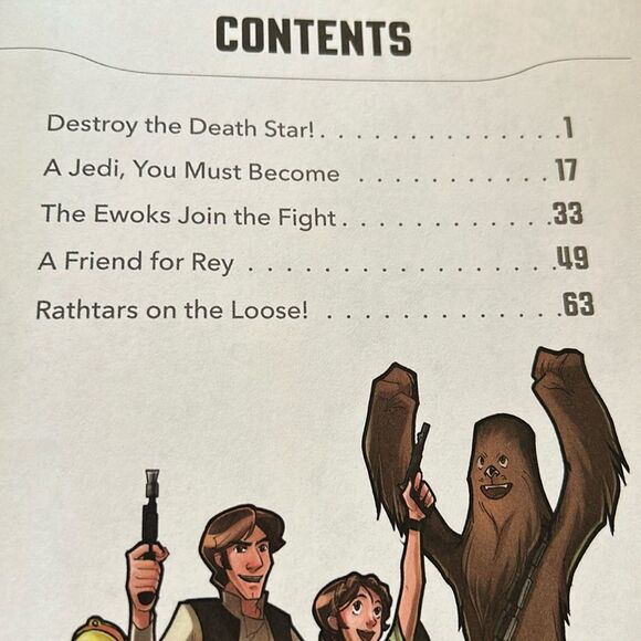 Disney 5-Minute Star⭐️Wars Stories Book 📕4 kid 6 & ⬆️ MaytheForcebewithYou! - Picture 4 of 17